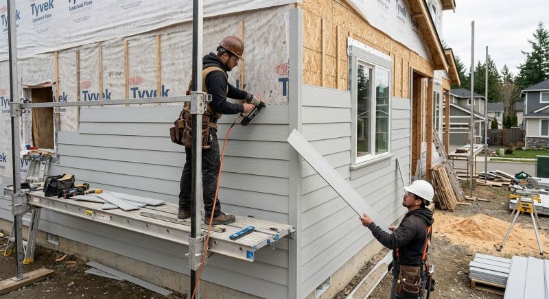 Fiberboard Siding Installation