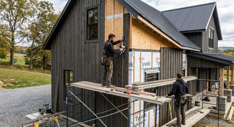 Barn Siding Installation in Grand Isle, VT