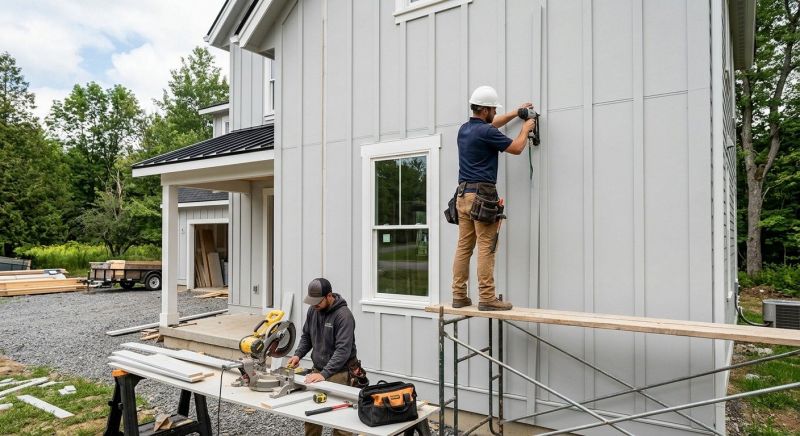 Batten Siding Installation in Colchester, VT