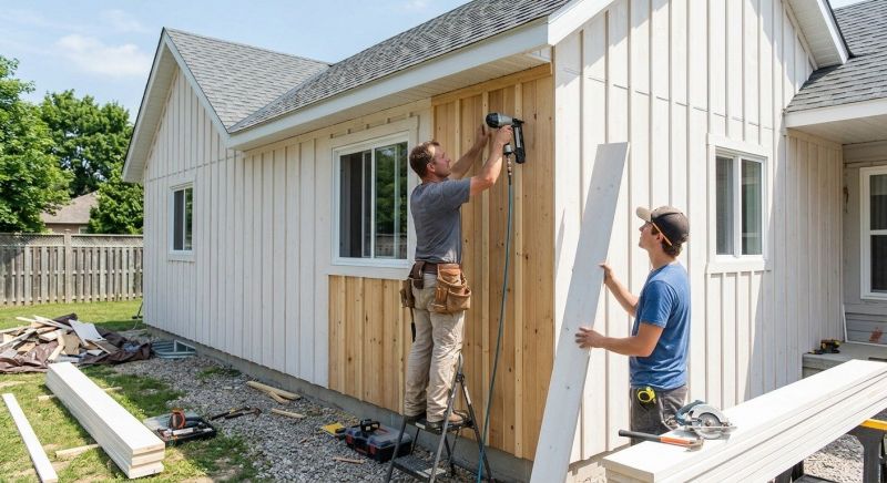 Batten Siding Installation in Enosburg Falls, VT