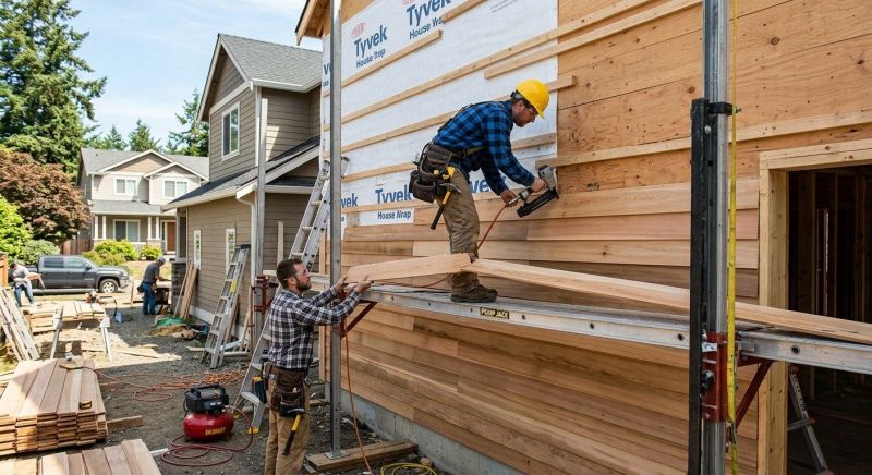 Batten Siding Installation in Franklin, VT