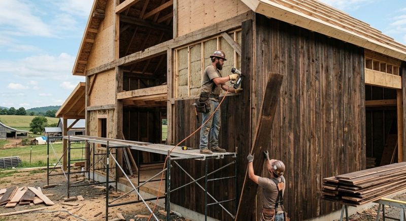 Batten Siding Installation in Jeffersonville, VT