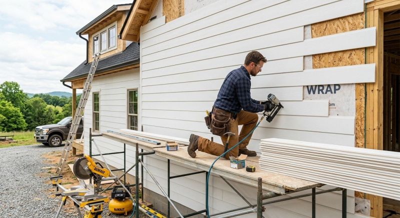 Batten Siding Installation in Jeffersonville, VT