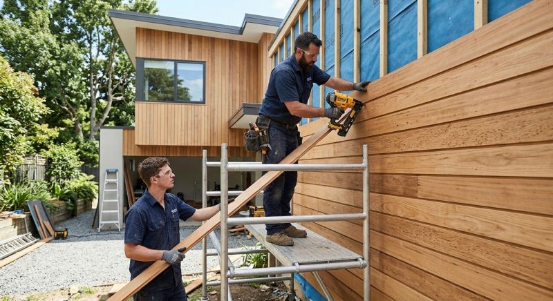 Cedar Cladding Installation in Saint Albans, VT