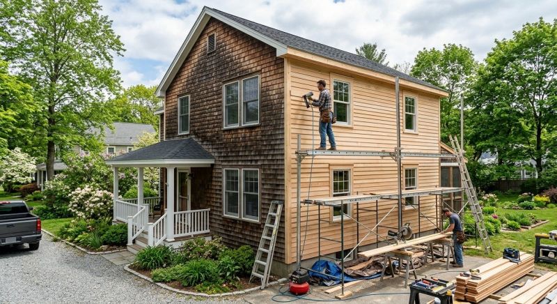 Cedar Siding Installation in Enosburg Falls, VT