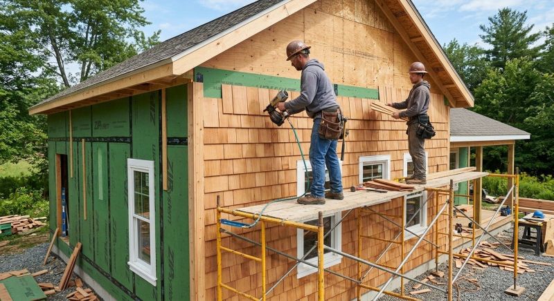 Cedar Siding Installation in Essex Junction, VT