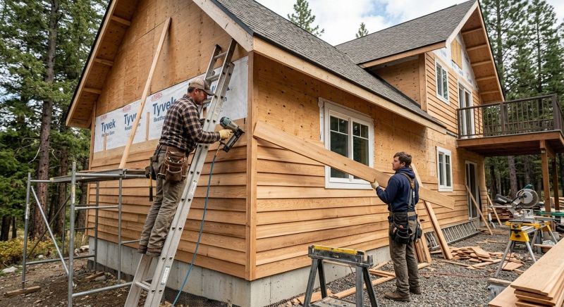 Cedar Siding Installation in Jeffersonville, VT
