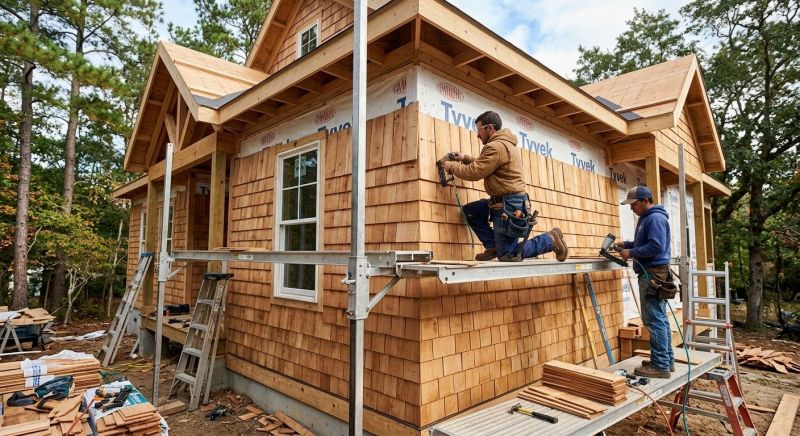 Cedar Siding Installation in Montgomery Center, VT