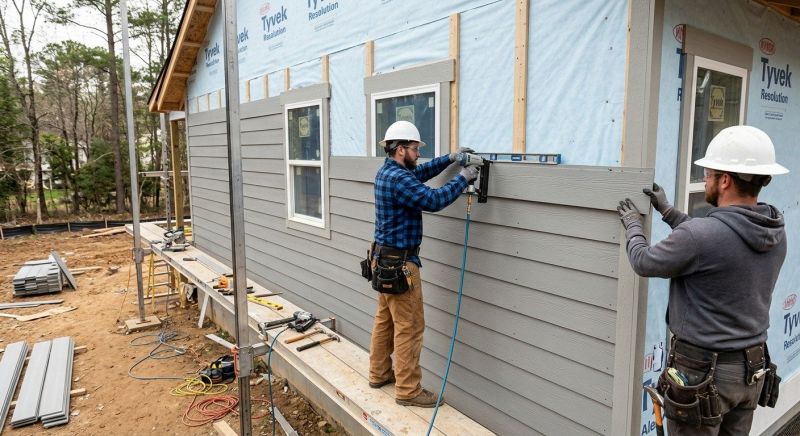 Cement Siding Installation in Franklin, VT