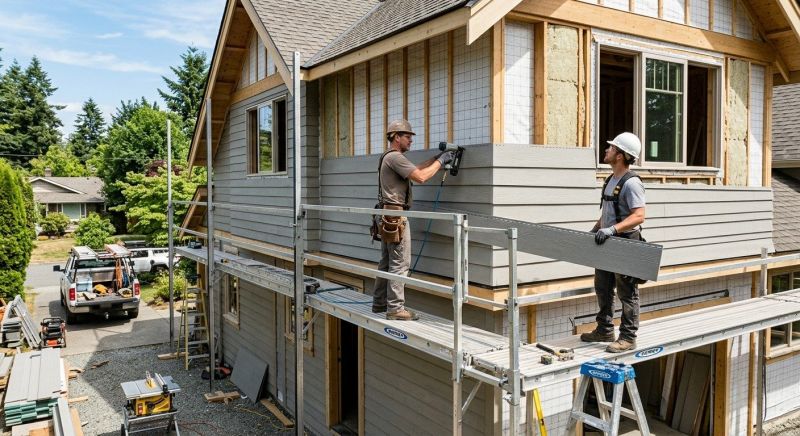 Cement Siding Installation in Swanton, VT