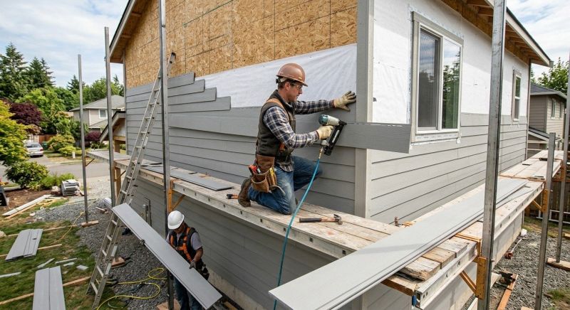 Cement Siding Installation in Swanton, VT
