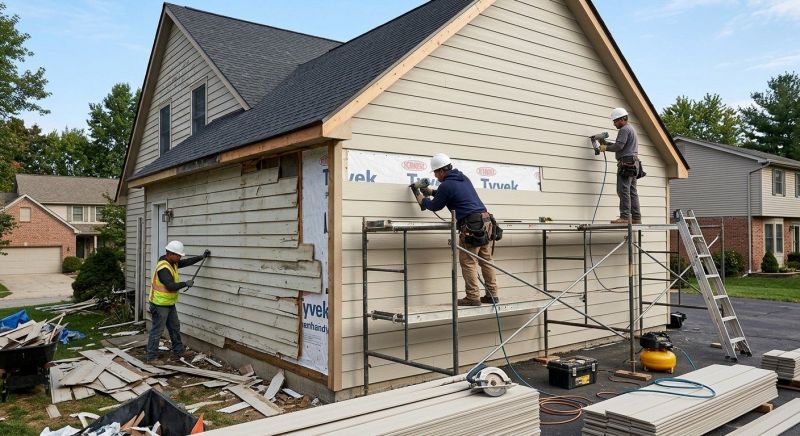 Cement Siding Replacement in Burlington, VT