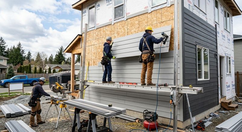 Cement Siding Replacement in Franklin, VT
