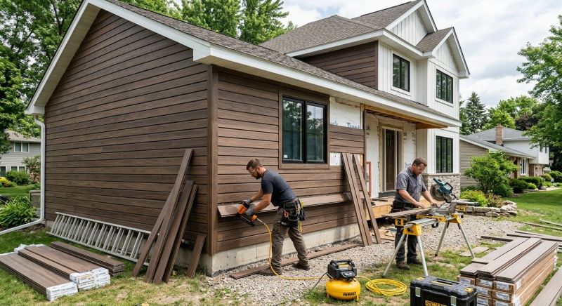 Composite Siding Installation in Milton, VT