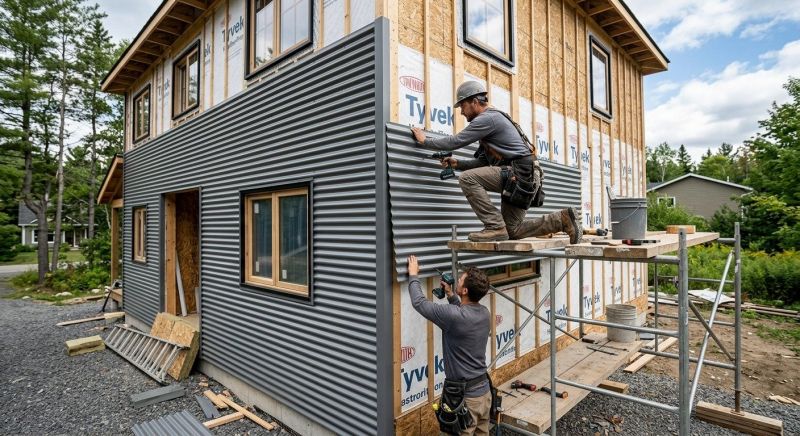 Corrugated Siding Installation in Saint Albans, VT