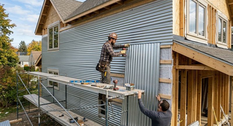 Corrugated Siding Installation in Saint Albans, VT