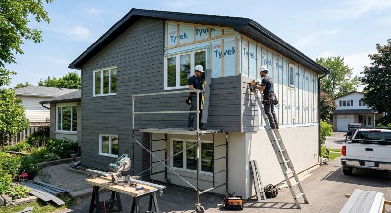 Engineered Siding Installation in Cambridge, VT