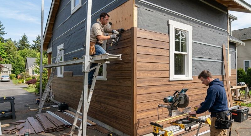 Faux Wood Siding Installation in Burlington, VT