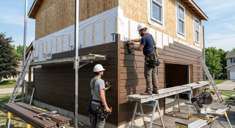 Faux Wood Siding Installation in Richford, VT