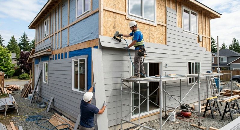 Fiber Cement Installation in Milton, VT