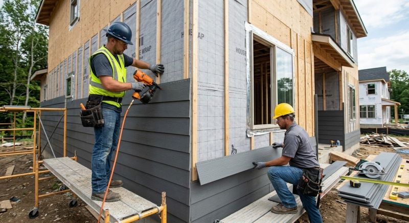 Fiber Siding Installation in Milton, VT