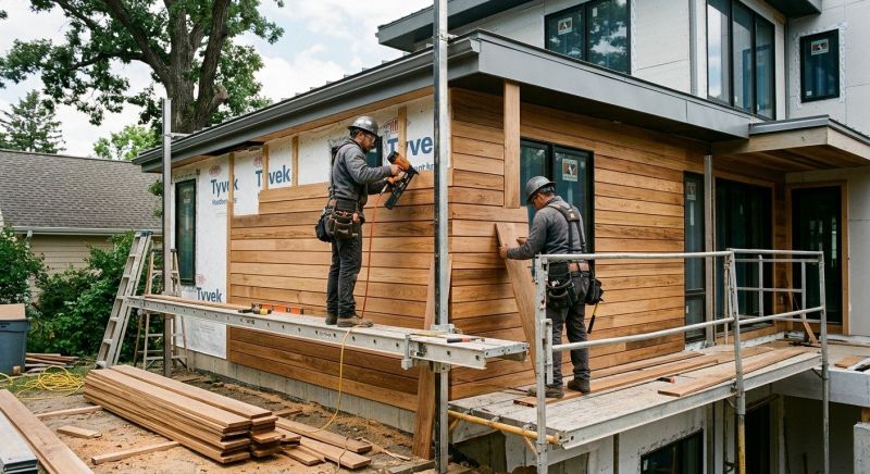 Hardwood Siding Installation in Cambridge, VT