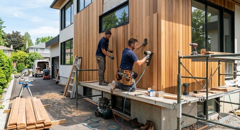 Hardwood Siding Installation in Cambridge, VT