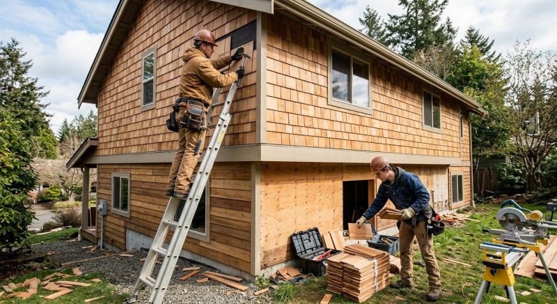 Hardwood Siding Installation in Chittenden County, VT
