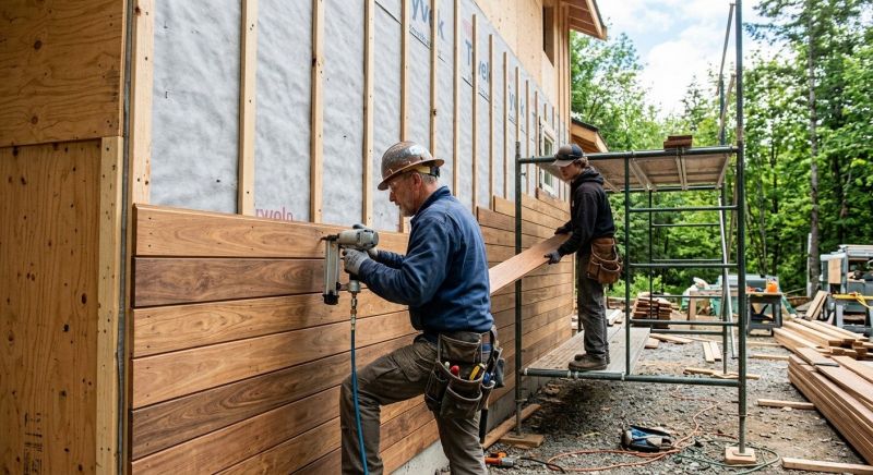 Hardwood Siding Installation in Saint Albans, VT