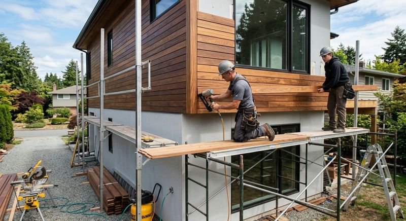 Hardwood Siding Installation in South Burlington, VT
