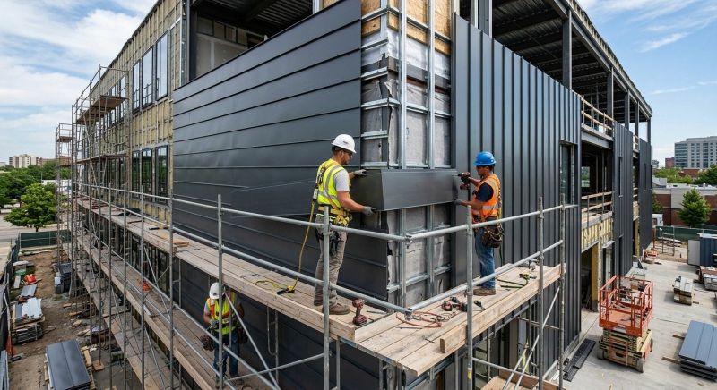 Metal Cladding Installation in Saint Albans, VT