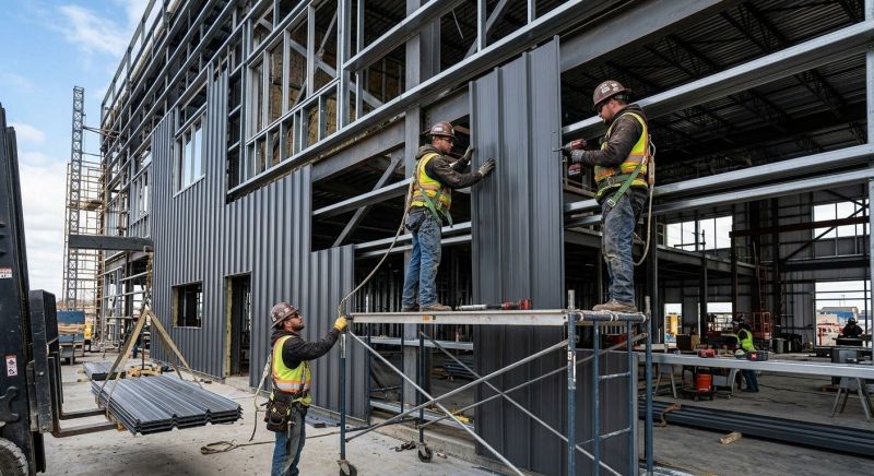 Metal Cladding Installation in Saint Albans, VT