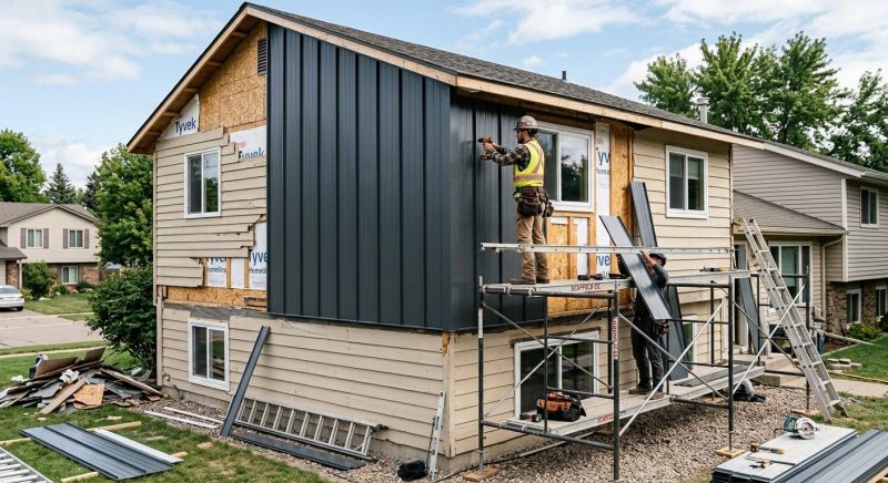 Metal Siding Installation in Colchester, VT