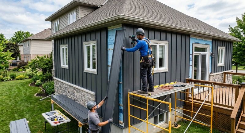 Metal Siding Replacement in Chittenden County, VT