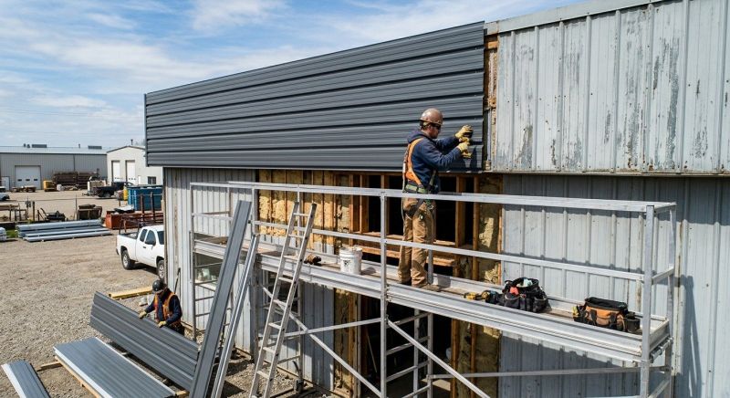 Metal Siding Replacement in Milton, VT