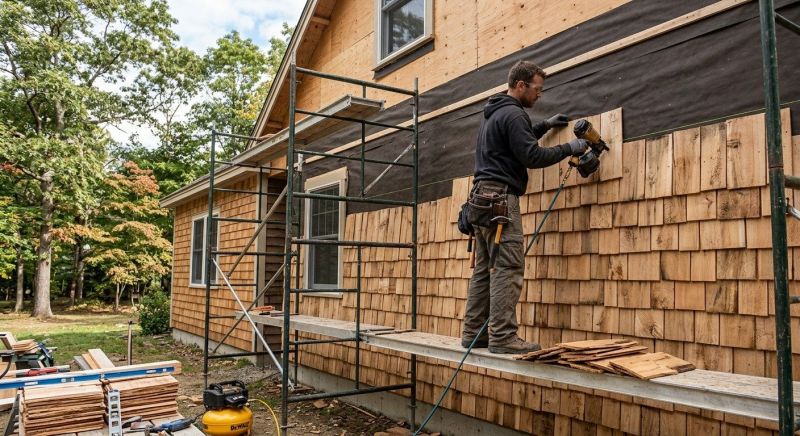 Shake Siding Installation in Enosburg Falls, VT
