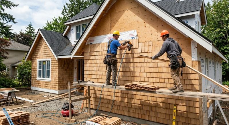 Shake Siding Installation in Jeffersonville, VT