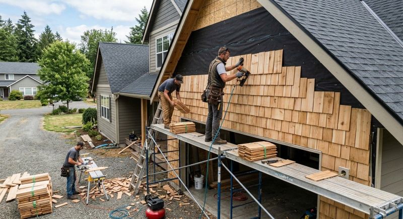 Shake Siding Installation in Saint Albans, VT