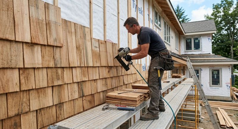 Shake Siding Installation in Swanton, VT