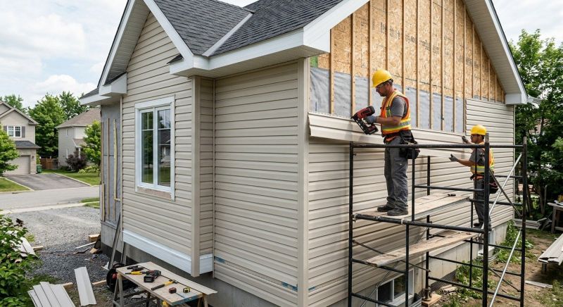 Synthetic Siding Installation in Saint Albans, VT