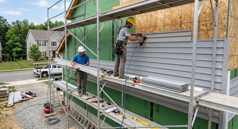 Vinyl Siding Installation in Colchester, VT