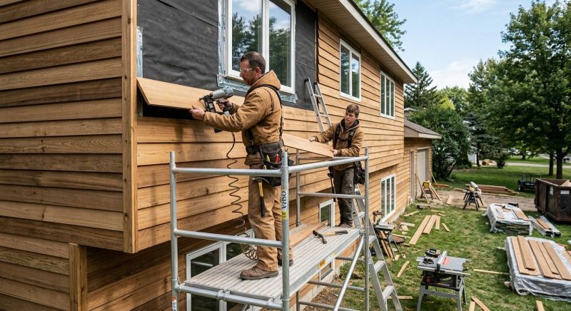Wood Barn Siding Installation in Saint Albans, VT