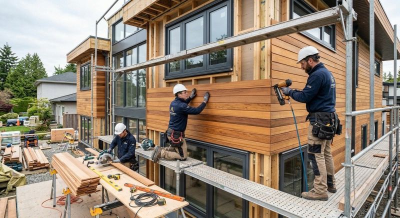 Wood Cladding Installation in Enosburg Falls, VT