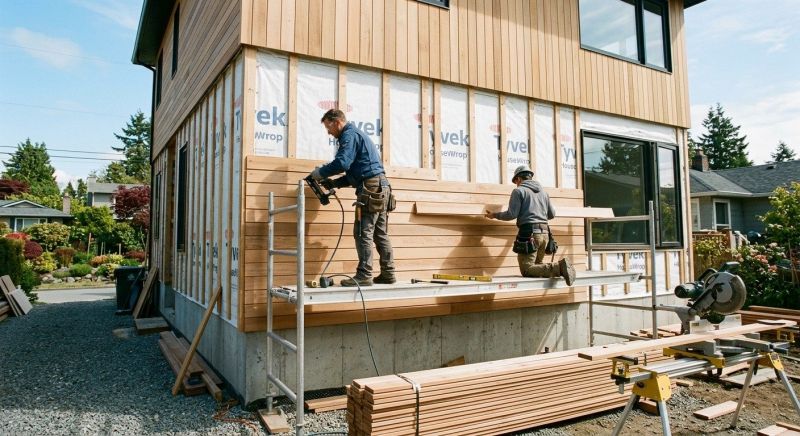 Wood Cladding Installation in Plattsburgh, NY
