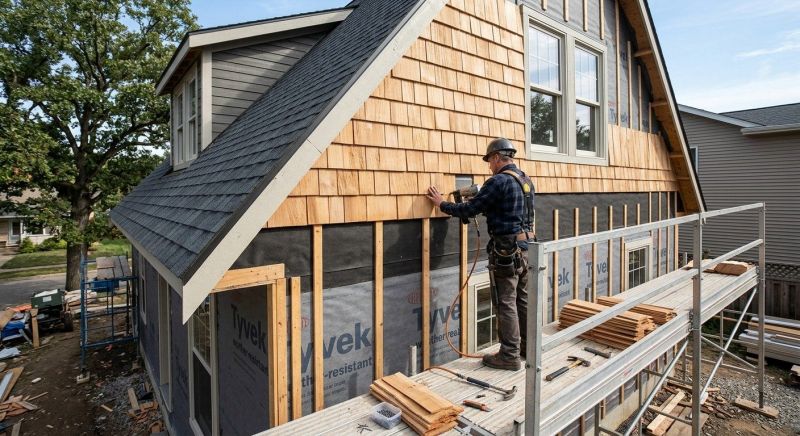 Wood Shake Siding Installation in Saint Albans, VT