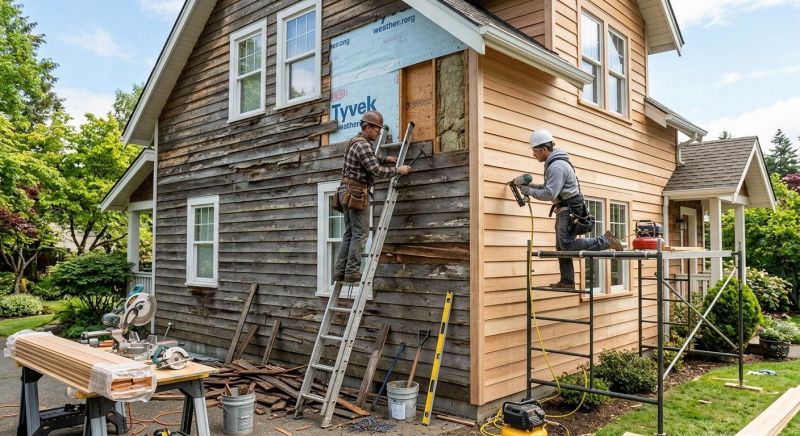 Wood Siding Installation in Enosburg Falls, VT
