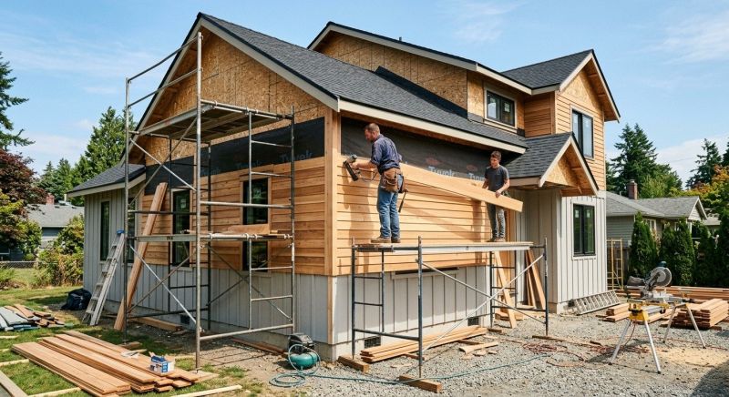 Wood Siding Installation in Jeffersonville, VT