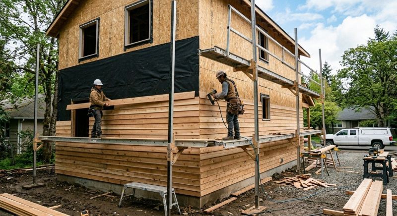 Wood Siding Replacement in Franklin, VT