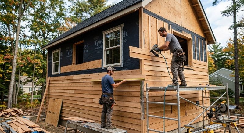Wood Siding Replacement in Franklin, VT